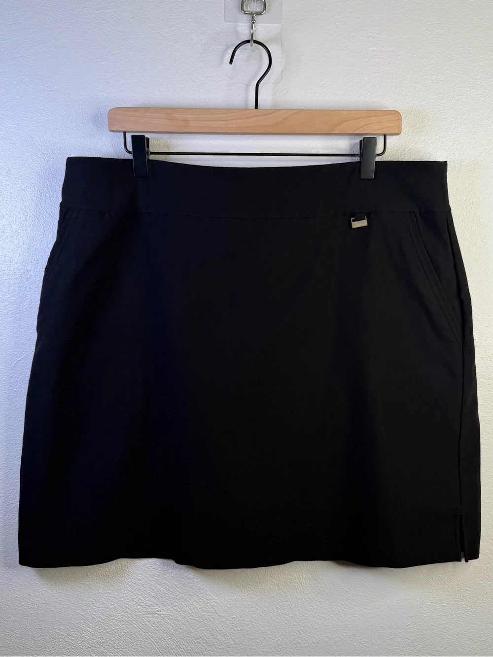 EP Pro (EP NY) Women's Black Pull-on Stretch Golf Skort Activewear Size 18